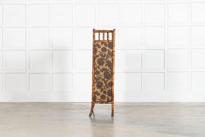 19thC English Bamboo Glazed Cabinet