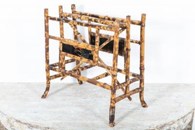 19thC English Bamboo Magazine Newspaper Rack