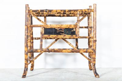 19thC English Bamboo Magazine Newspaper Rack