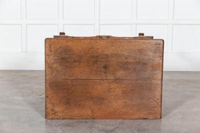 19thC English Georgian Oak Low Boy