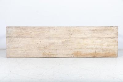 19thC English Large Scrub Top Pine Farmhouse Table