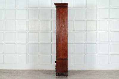 19thC English Mahogany Glazed Bookcase