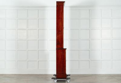 19thC English Mahogany Glazed Bookcase