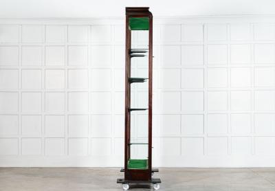 19thC English Mahogany Glazed Display Cabinet