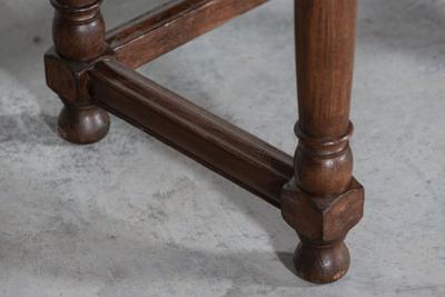 19thC English Oak Bank Cashiers Table