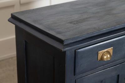 19thC English Painted Pine Dresser Base