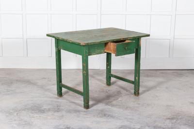 19thC English Painted Prep Table