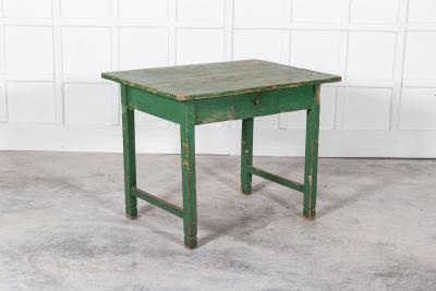 19thC English Painted Prep Table