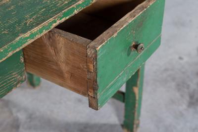 19thC English Painted Prep Table