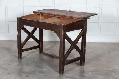 19thC English Pine Clerks Desk