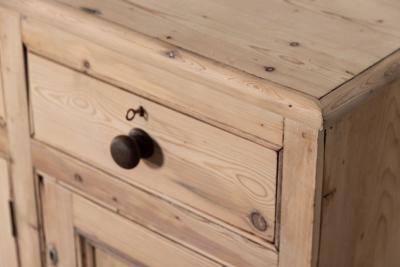 19thC English Pine Dresser Base