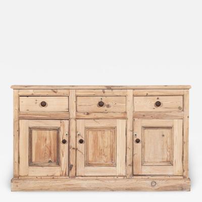 19thC English Pine Dresser Base