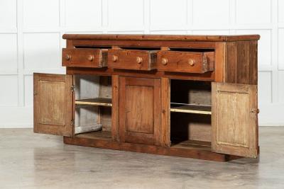 19thC English Pine Dresser Base