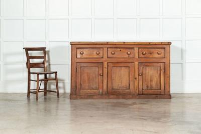 19thC English Pine Dresser Base