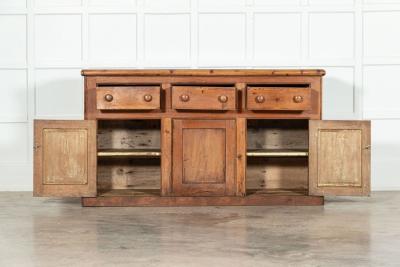 19thC English Pine Dresser Base