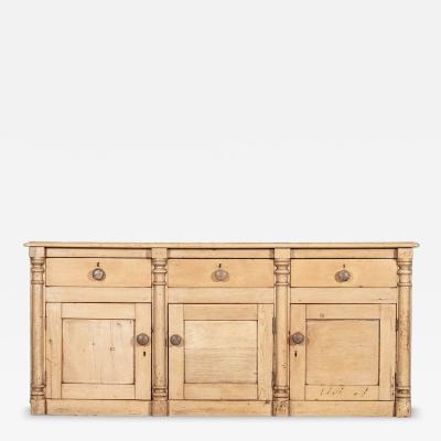 19thC English Pine Dresser Base