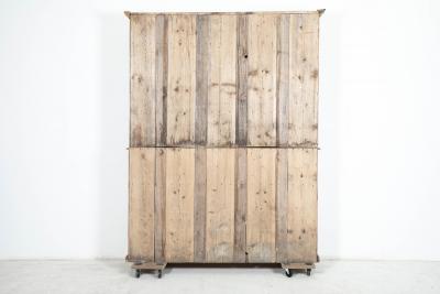 19thC English Pine Housekeepers Cupboard