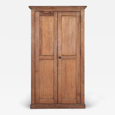 19thC English Pine Larder Cupboard