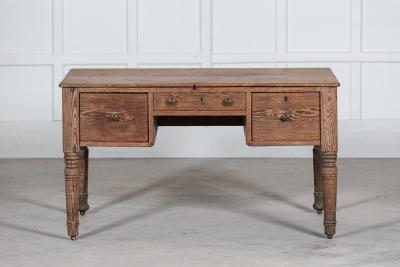 19thC English Pine Writing Desk