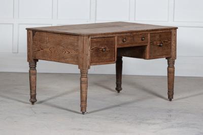 19thC English Pine Writing Desk