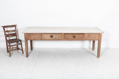 19thC English Prep Table