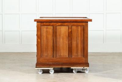 19thC English Walnut Desk