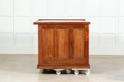 19thC English Walnut Desk