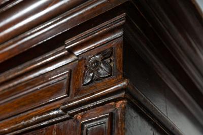 19thC Estate Made Oak Housekeepers Cupboard