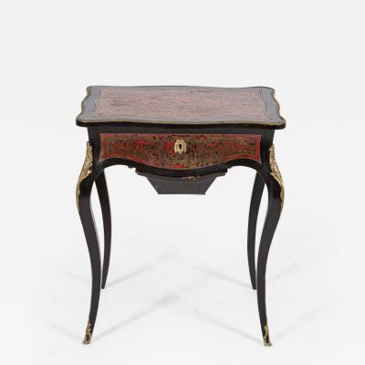 19thC French Boulle Work Dressing Table