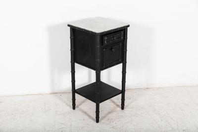 19thC French Ebonised Faux Bamboo Bedroom Suite