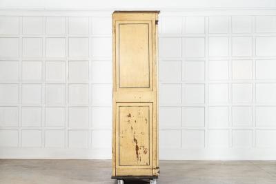 19thC French Empire Painted Oak Armoire