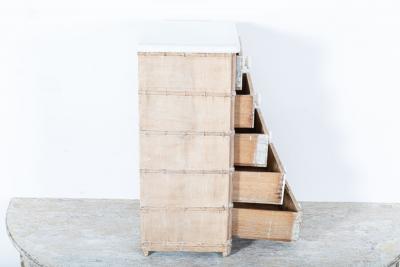 19thC French Faux Bamboo Apprentice Commode