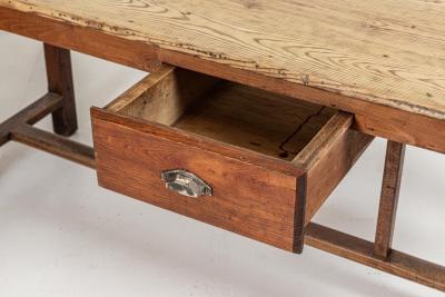 19thC French Fruitwood Drapers Table