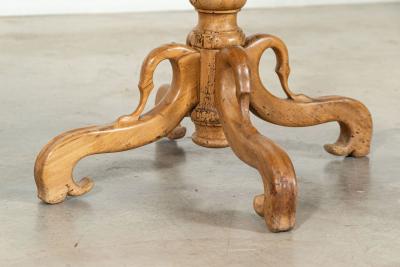 19thC French Fruitwood Pine Oval Table