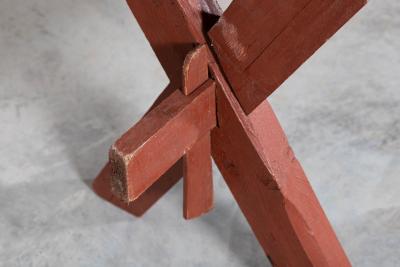 19thC French Gypsy Trestle Table