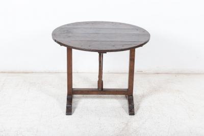 19thC French Oak Vendange Table