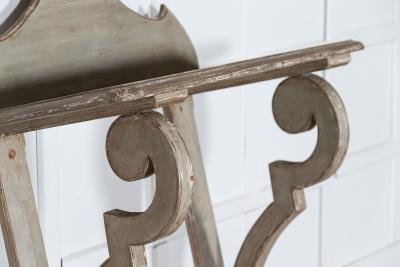 19thC French Painted Shop Table Console
