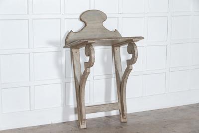 19thC French Painted Shop Table Console