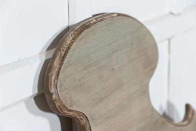 19thC French Painted Shop Table Console