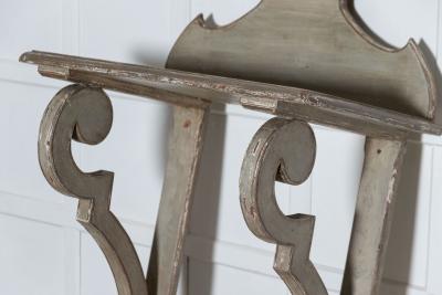 19thC French Painted Shop Table Console