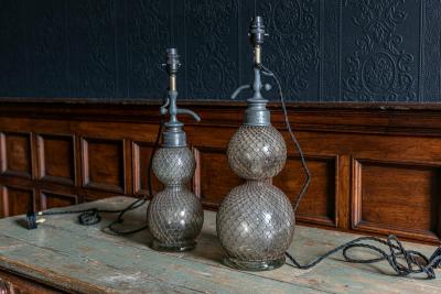 19thC French Seltzer Siphon Lamps