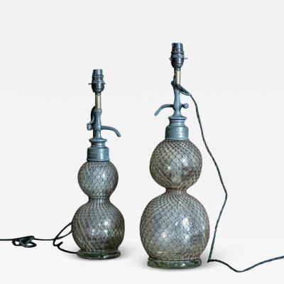 19thC French Seltzer Siphon Lamps