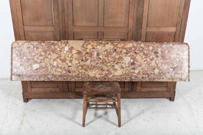 19thC French Walnut Armoire Bookcase