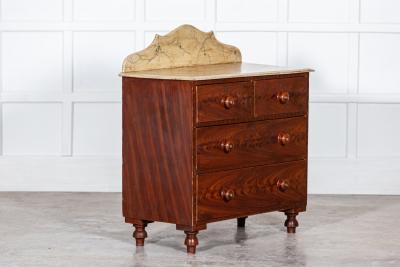 19thC Irish Grained Pine Chest Drawers
