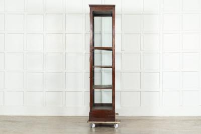 19thC Irish Mahogany Display Cabinet