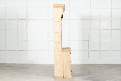 19thC Irish Pine Sled Foot Dresser