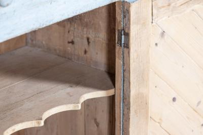 19thC Irish Vernacular Painted Farmhouse Dresser