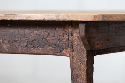19thC Irish Vernacular Painted Pine Farmhouse Table