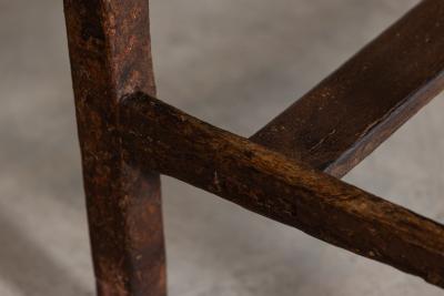 19thC Irish Vernacular Painted Pine Farmhouse Table