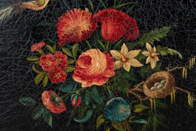 19thC Jennens Bettridge Chinoiserie Tray Table